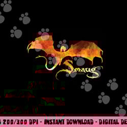 hobbit smaug on fire png, sublimation