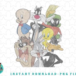 looney tunes group shot candid portrait png, sublimation, digital download