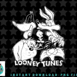 looney tunes group shot faces png, sublimation, digital download