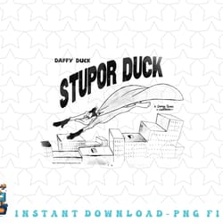 looney tunes daffy stupor duck png, sublimation, digital download