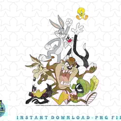 looney tunes group shot pile up png, sublimation, digital download