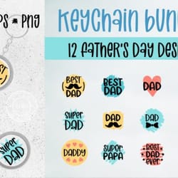 keychain bundle svg, fathers day svg keychain bundle svg, fathers day svg