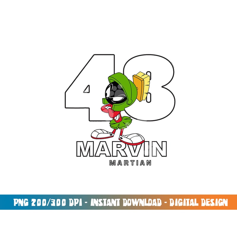 Marvin The Martian 48 png, sublimation .jpg