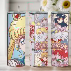 sailor moon guardian of the moon kingdom, skinny tumbler, 30oz skinny tumbler
