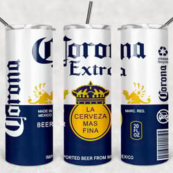 corona extra 20oz tumbler designs, alcohol label tumbler, tumbler wrap designs