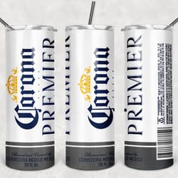 corona premier can 20oz tumbler designs, alcohol label tumbler, tumbler wrap designs