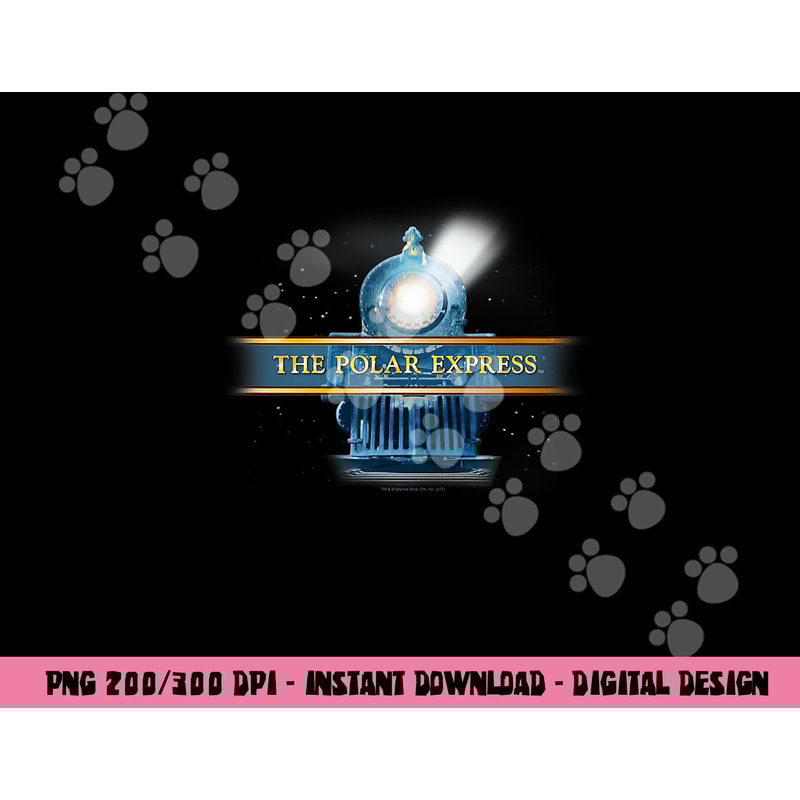 Polar Express Train Logo png, sublimation .jpg