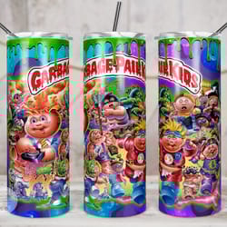 garbage pail kids tumbler, garbage pail kids skinny tumbler