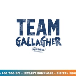 shameless team gallagher longsleeve t shirt long sleeve png, sublimation