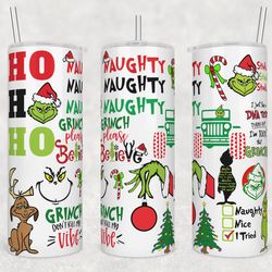 Lid and Straw-Grinch Skinny tumbler, Sublimation 20oz skinny tumbler, Christmas HotCold Cup 30oz skinny tumbler