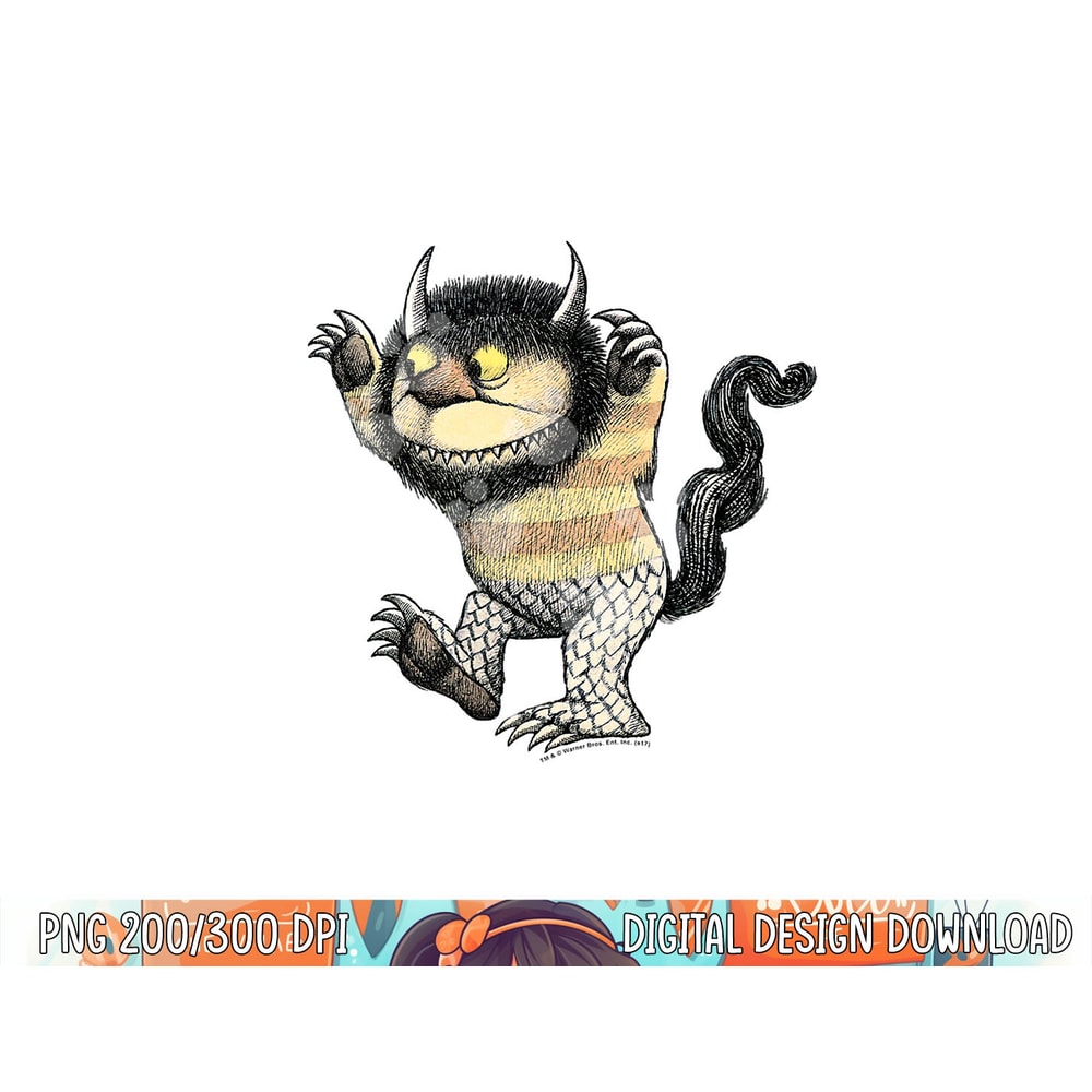 Where the Wild Things Are Carol png, sublimation .jpg