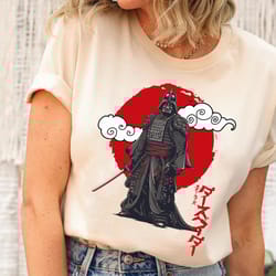 darth vader samurai red sun japanese art shirt/ star wars celebration, may the 4th be