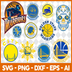 golden state warriors bundle svg, sport svg, nba bundle svg