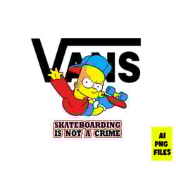 vans bart simpson png, vans logo png, bart simpson png, the simpson png, fashion brands logo png, ai file