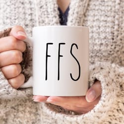 fxxk sake, husband mug, coworker mug, cute mug, gifts for her him, sarcastic mug, ffs