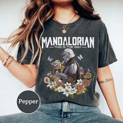 mandalorian grogu shirt, star wars this is the way, mandalorian shirt, star wars shirt, baby yoda shirt, star wars gift