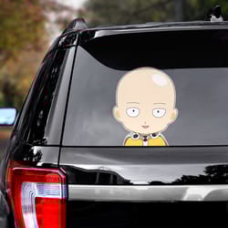 anime decal, one punch man sticker, manga decal, one punch man, one punch man decal, manga car decal, anime sticker