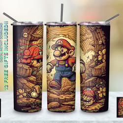 game characters tumbler, game characters edition tapered wrap skinny tumbler, game characters sublimation skinny tumbler