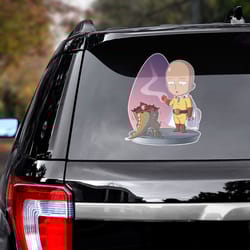 manga decal, one punch man sticker, anime decal, anime sticker, one punch man, one punch man decal, manga car decal
