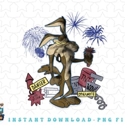 looney tunes wile e. coyote kaboom png, sublimation, digital download