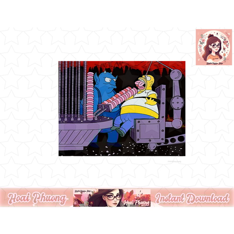 The Simpsons Homer Donut Feed V1 png, instant download.jpg