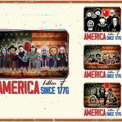america killin it since 1776 png bundle, horror movie fourth of july png, bundle, horror friend png, horror independence
