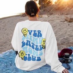 overstimulated moms club sweatshirt, cool mom club hoodie, overstimulated mom shirt,