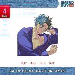 anime luciver / anime embroidery design / anime design / embroidery pattern / design pes dst vp3 format