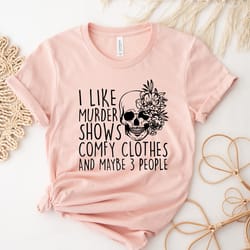 i like murder shows comfy clothes and maybe like 3 people, unisex halloween scream shi