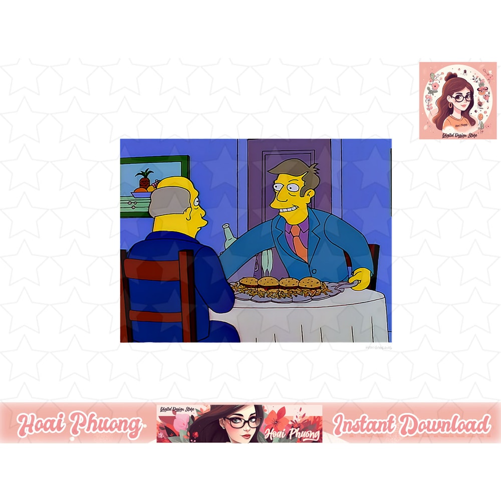 The Simpsons Principal Skinner Steamed Hands V1 png, instant download.jpg
