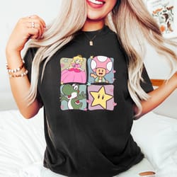 retro princess peach shirt, princess peach mario shirt feeling peachy shirt, super mario birthday shirt, birthday gift