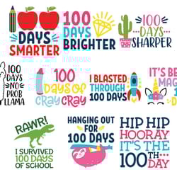 100 day school svg bundle, hello school svg, teacher svg, school supplies, kindergarten svg, grade svg digital download