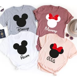 walt disney matching shirts, disney trip, disney fami
