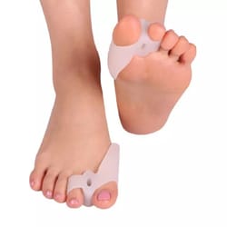 1 pair bunion corrector gel toe straightener toe separator silicone toe spacer-ete001