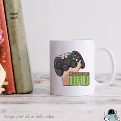 gamer dad gift, leveled up to dad, dad coffee mug,