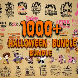1000 file halloween bundle svg, digital download