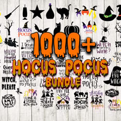 1000 file hocus pocus bundle svg , digital download