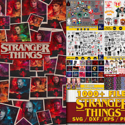 1000 file stranger things bundle svg, digital download