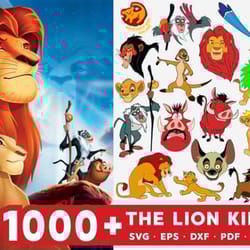 1000 files the lion king svg , digital download