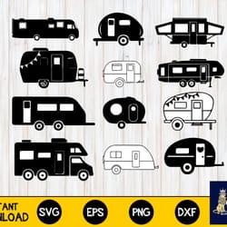 camper svg, digital download