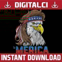eagle mullet 4th of july usa american flag eagle merica png, america eagle png, eagle mullet png, independence day png