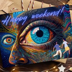 digital greeting card. happy weekend!