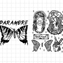 paramore png, music tour 2023 designs, band tour 2023 png, gift for fan,paramore 2023 tour png, paramore in north americ