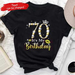 it's my 70th birthday shirt, 70 years old 1952 birthday shirt for women, 70th birthday gifts, 70 birthday shirt