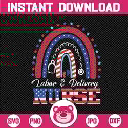 personalized name nurse rainbow 4th of july png, usa flag patriotic nurse png, nurse sublimation design, 4th of july png