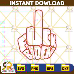 f*ck biden, fuck biden svg, middle finger svg, funny anti joe biden svg, decal template, cricut, instant download