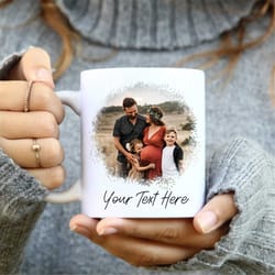 custom family photo and text mug, personalized photo mug, face mug, custom photo mug, custom birthday gift, custom mug,