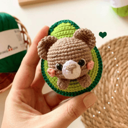 avacado michka amigurumi pattern doll pdf