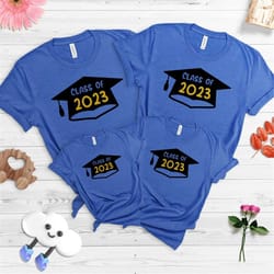 graduation tees, senior class of 2023 shirts, matching proud graduate shirts, family of graduate shirts, graduation tees