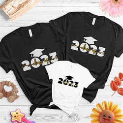 senior class of 2023 shirts, matching proud graduate shirts, family of graduate shirts, graduation tees